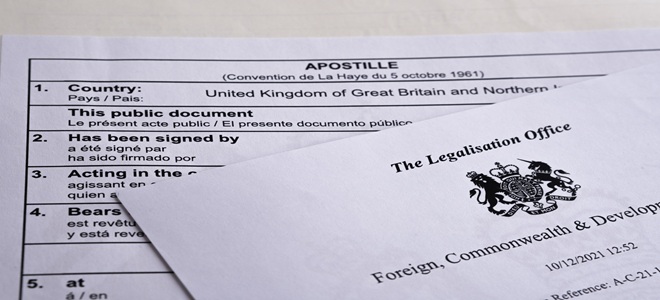Apostille - Saudi an Gulf Visa Services